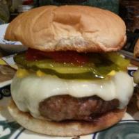 Bacon Cheeseburgers with Steak Sauce image