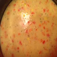Fresh Corn and Red Pepper Bisque_image
