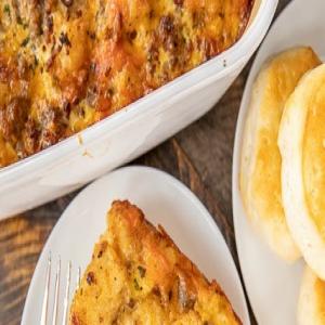 Sausage & Ranch Tater Tot Breakfast Casserole_image