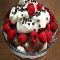 Low-Fat Chocolate Raspberry Trifle image