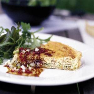 Crab & ginger tart with a chilli dressing_image
