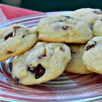 Soft Sugar Cookies With White Chocolate, Almonds, and Cranberries image