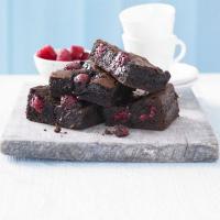 Best ever chocolate raspberry brownies image