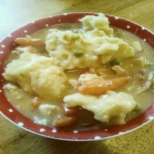 Maddy's Savory Chicken Stew With Potato Dumplings_image