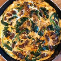 Easy Leftover Lamb and Spinach Frittata Recipe_image