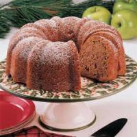 Walnut Apple Tube Pan Cake image