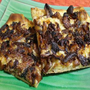 Wild Mushroom Pizza - Caramelized Onions, Fontina, Rosemary_image