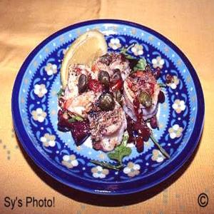 Mediterranean Summer Breeze Shrimp Appetizer_image