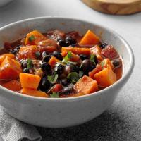 Slow Cooker Spicy Sweet Potato Chili image