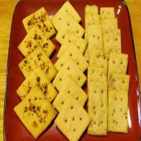 Homemade crispy crackers image