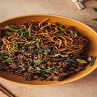 minced beef pan-fried noodles_image