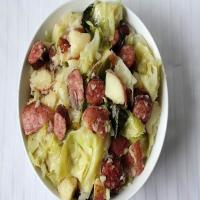 Steamed Cabbage With Smoked Sausage & Red Potatoes_image