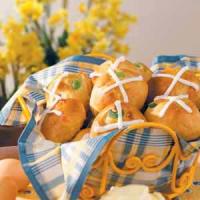 Candied-Fruit Hot Cross Buns image