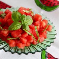 Watermelon Basil Salad image
