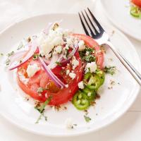 Vine-ripe Tomato Salad with Queso Fresco, Cilantro, and Serrano_image