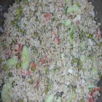 Scandinavian Rice Salad With Smoked Salmon image