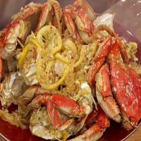 Garlic and Chile Roasted Dungeness Crabs image