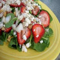 Strawberry & Bleu Cheese Salad image