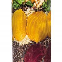 Quinoa Salad with Beets, Blue Cheese, and Nutty Herb Vinaigrette image