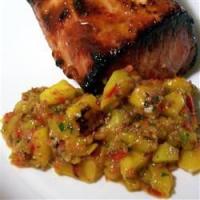 Tropical Salsa with Grilled Mango image