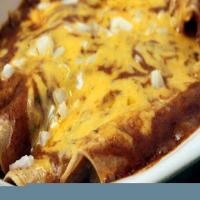 Cheese & Onion Enchiladas with Tex-Mex Chili Gravy Recipe - (4.3/5) image
