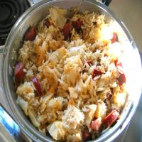 Kielbasa, Cabbage, & Rice Dinner_image