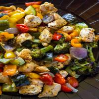 15 Minute Healthy Roasted Chicken and Veggies (One Pan)_image