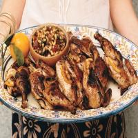 Grilled Cornish Game Hens with Lemon, Sumac, and Date Relish_image