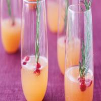 Sparkling Pear and Cranberry Cocktail image