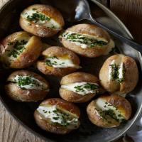 Salt-Roasted German Butterball Potatoes With Mascarpone & Chives Recipe - (4.3/5) image