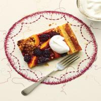 Apricot-Blackberry Puff Pastry Tart_image