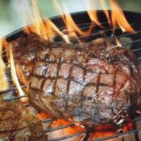 GRILLED SIRLOIN STEAK WITH GARLIC BUTTER image
