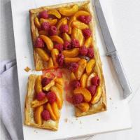 Apricot & raspberry tart image