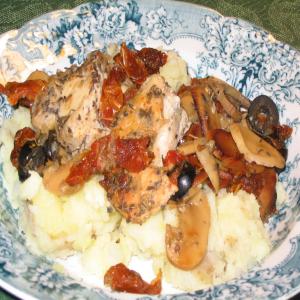Crock Pot Chicken With Sun-Dried Tomatoes_image