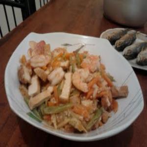 Shrimp With Tofu Stir-Fry image