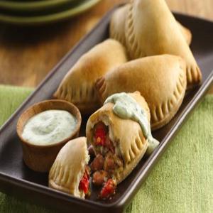 Pinto Beans and Roasted Red Pepper Empanadas image