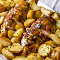 Cast Iron Roasted Chicken and Potatoes_image