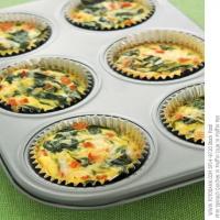 Egg and Spinach Quiche Cups Recipe - (4.9/5) image