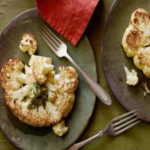 Cauliflower Steaks with Caper Butter image