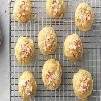White Chocolate-Peppermint Pudding Cookies image