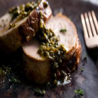 Pork Tenderloin Stuffed With Herbs and Capers image