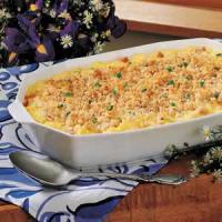 Scrambled Egg Casserole with Cheese Sauce image