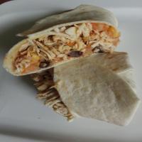 Restaurant-Style Light and Healthy Chicken Burrito_image