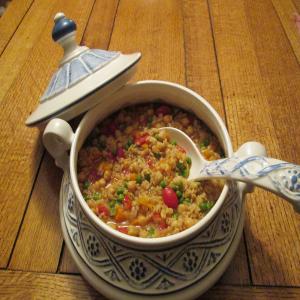 Barley Stew With Saffron and Chickpeas image