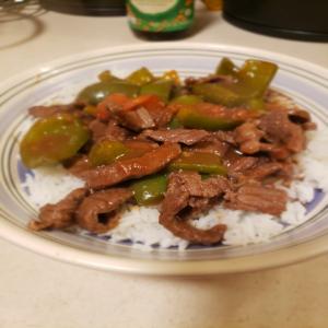 Better Than Take-Out Chinese Pepper Steak image