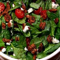 Gina's Spinach Salad with Spiced Pecans_image