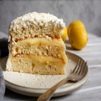 Lemon Cake With Coconut Icing image