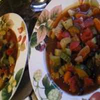 Vegetarian Minestrone Soup image
