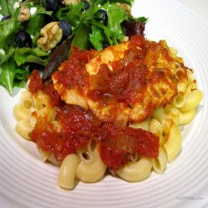Habanero Grilled Chicken on a Bed of Pasta_image
