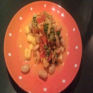 Catalan Sauteed Polenta and Butter Beans_image